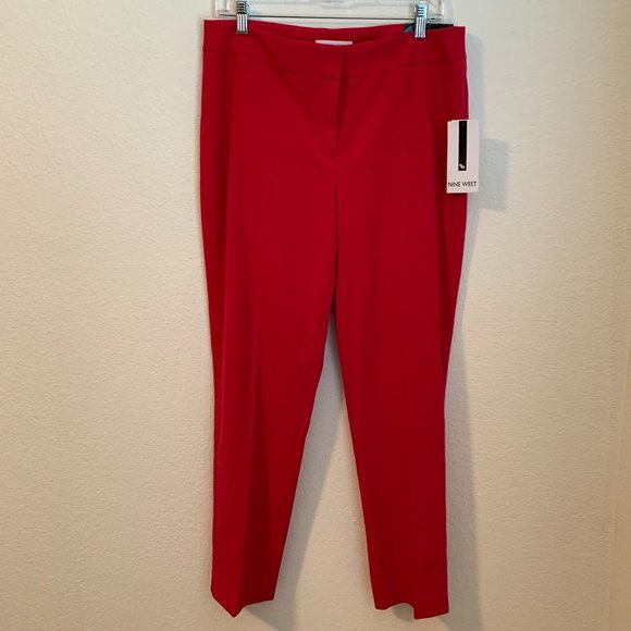 Nine West Pants - NINE WEST red dress pants NWT